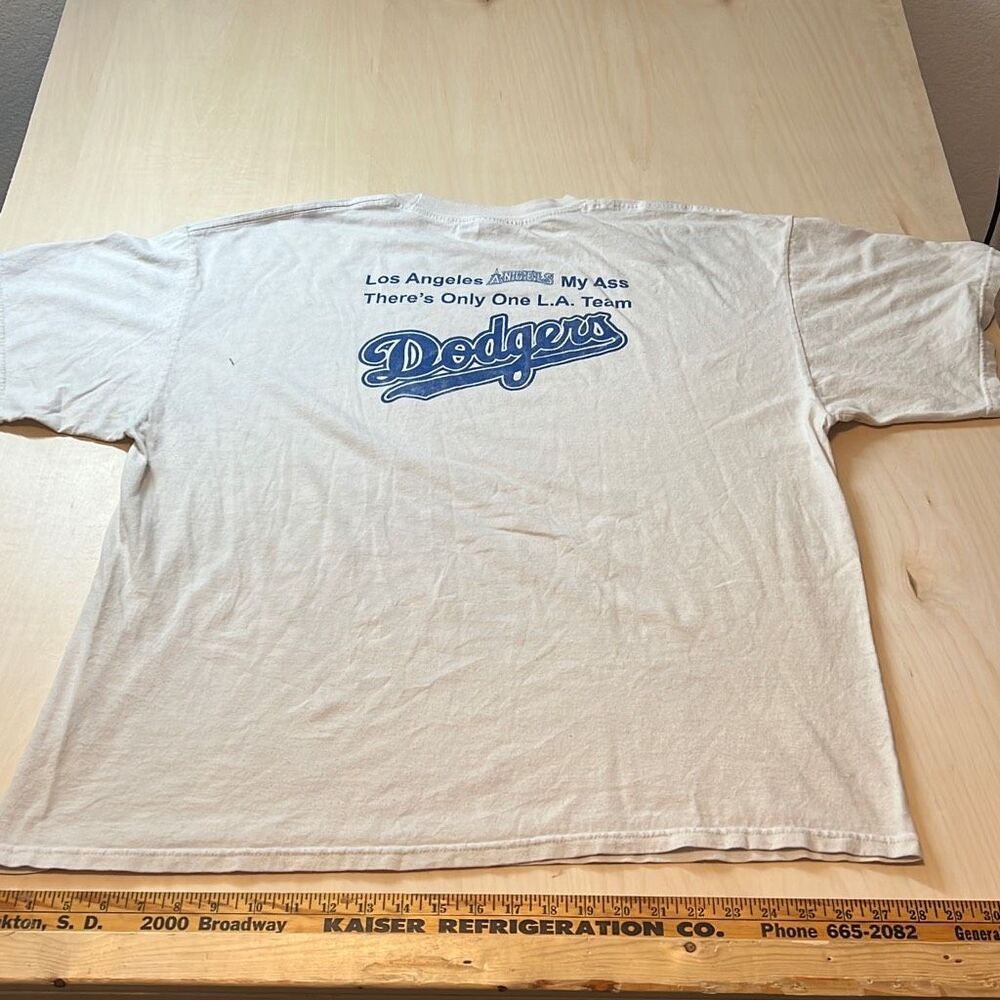 The real think blue Dodgers Front and back hits t‎ shirt size 2xl - Picture 5 of 5